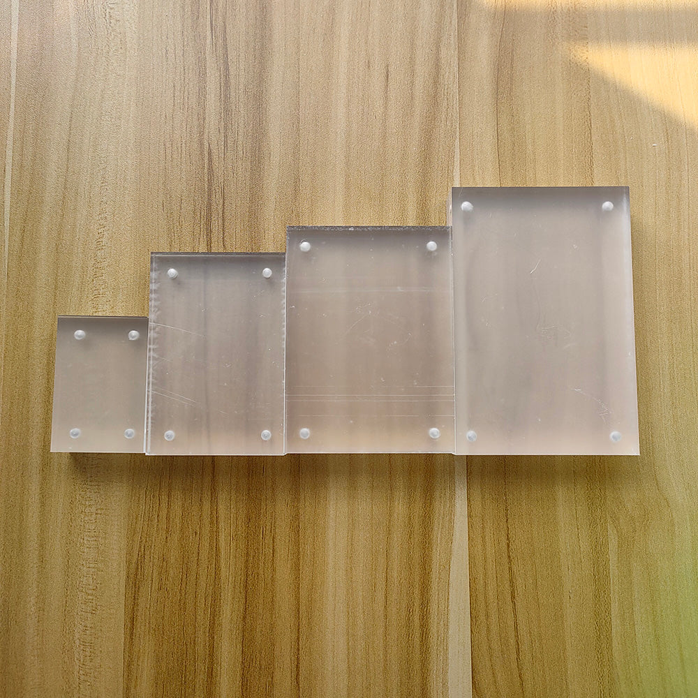 Clear Acrylic Block With ViVi Stationery