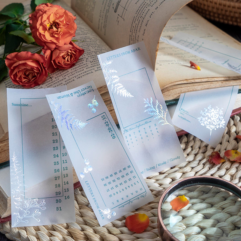 Not Fog Plant Decorative Vellum Papers for Scrapbook and Art Journal