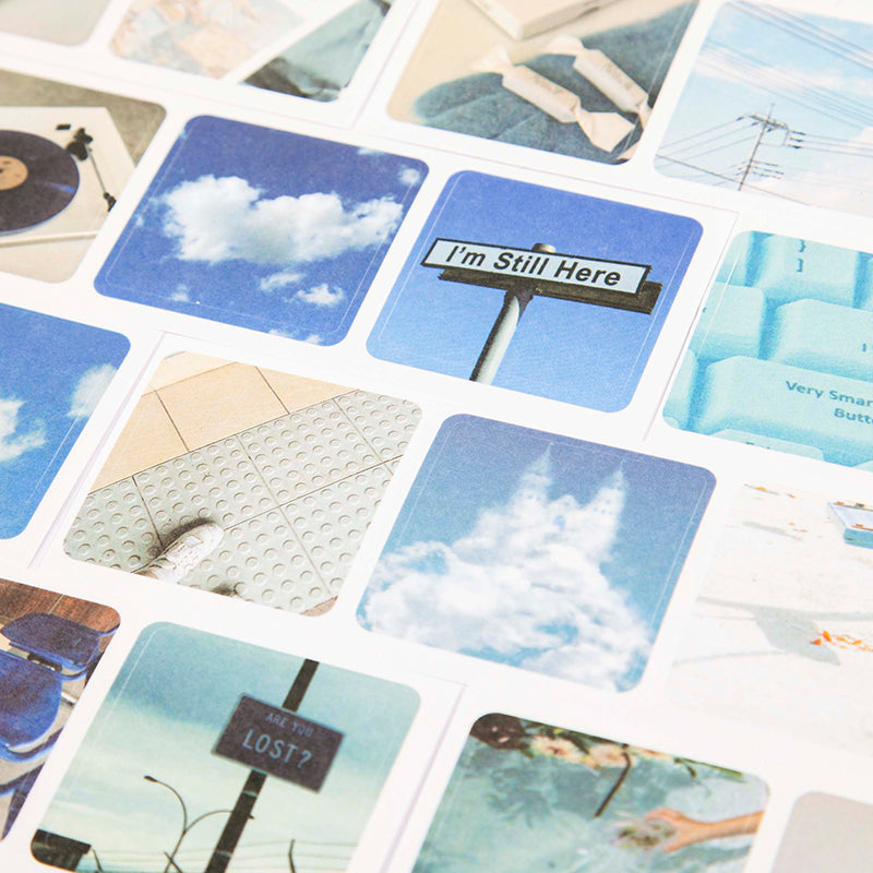 Aesthetic sky sticker book