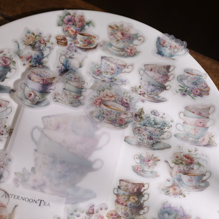 Afternoon Tea Vellum Stickers – ViVi Stationery