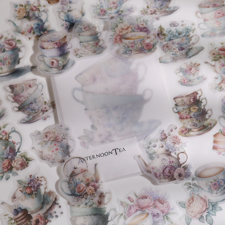 Afternoon Tea Vellum Stickers – ViVi Stationery