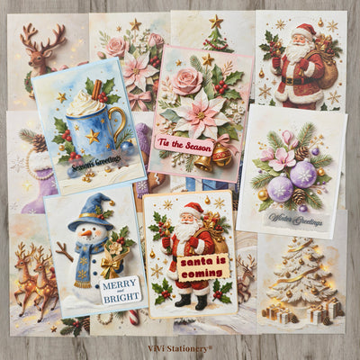 Christmas Embossed Card Fronts
