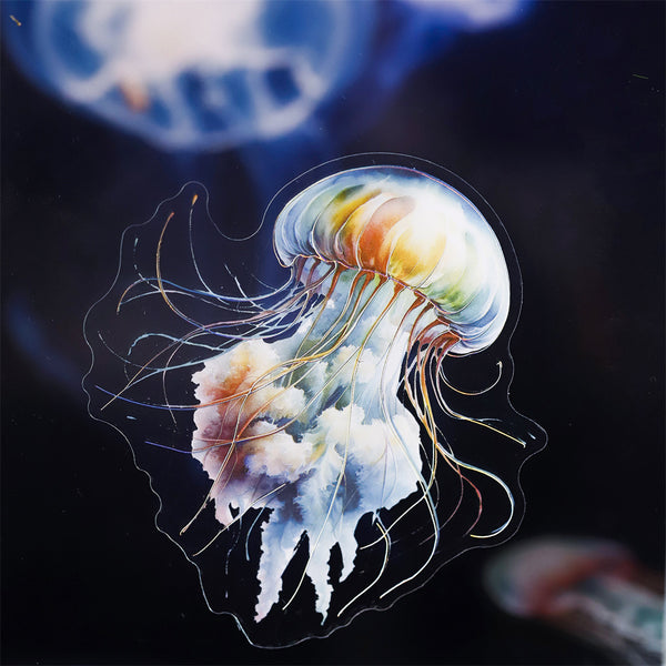 Deep Sea Jellyfish Sticker