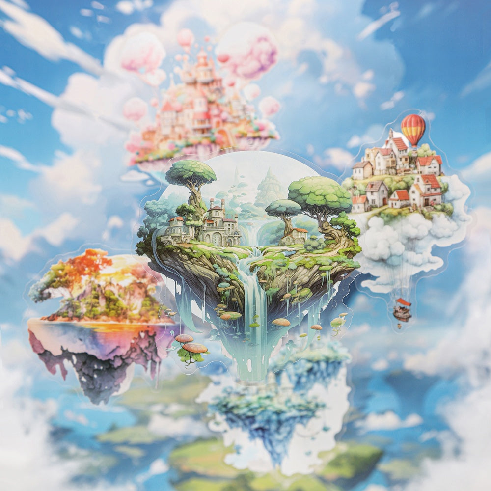 Floating Island Sticker – ViVi Stationery