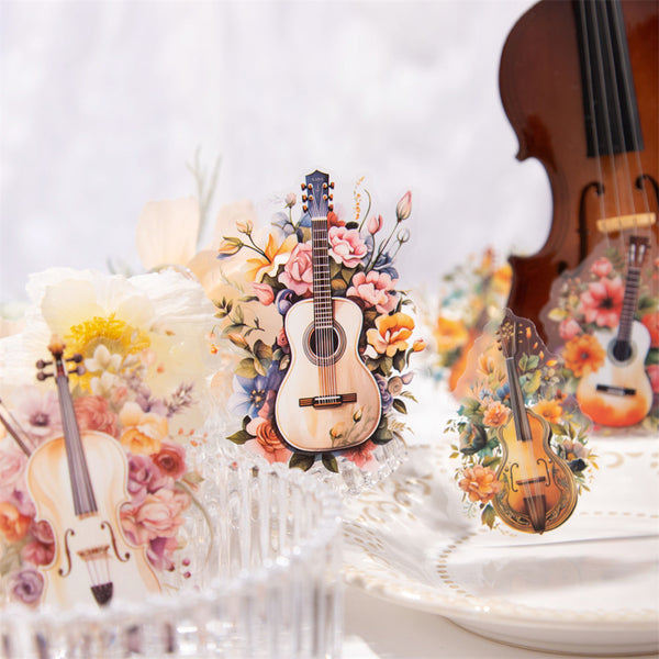Floral and Instrument Stickers