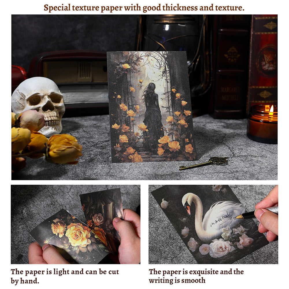 Gothic Wonderland Scrapbook Paper – ViVi Stationery
