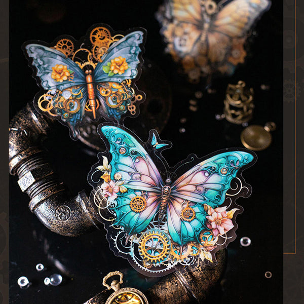 Mechanical Butterfly Stickers