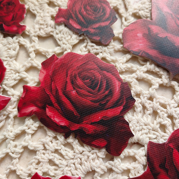 Oil-Painting-Style-Rose-Stickers
