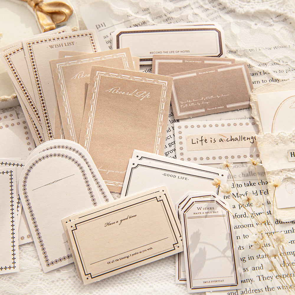 Past Echo Memo Stickers for Art Journal – ViVi Stationery