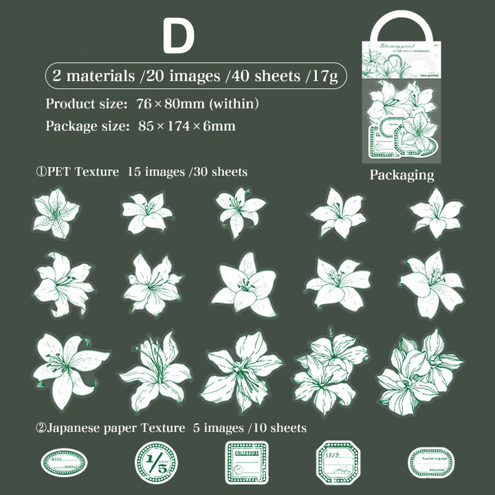 Plant-Outline-Stickers-green-lily
