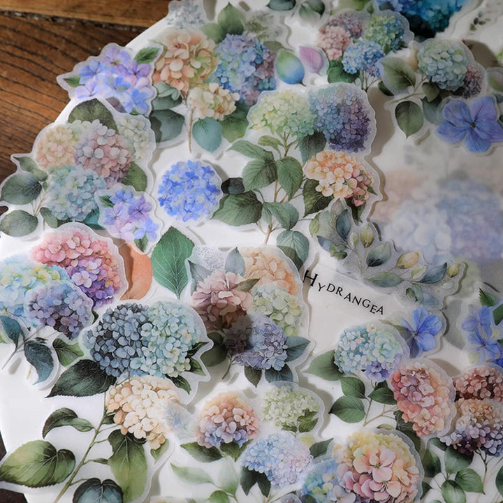 Hydrangea Sticker Hydrangea Flower Stickers for Scrapbooking and Art Journal – ViVi ...