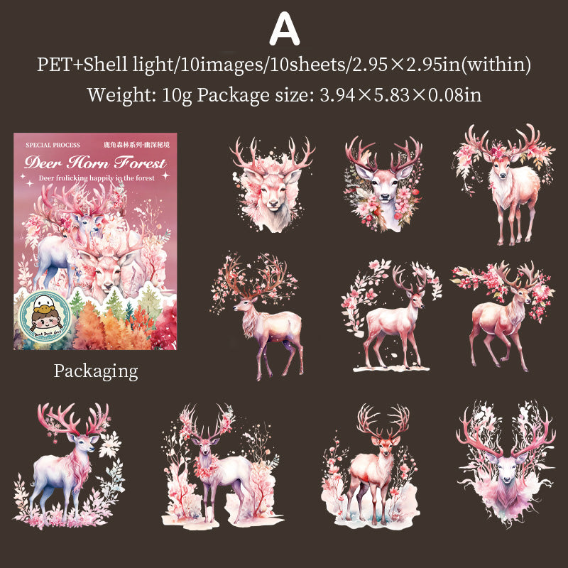 Shell Gloss Deer Sticker – ViVi Stationery