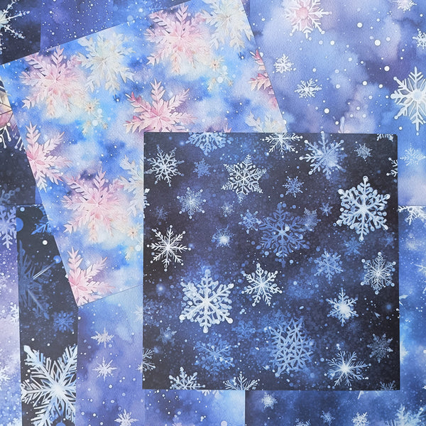 Snowflake Paper - 6 x 6 Single Sided Paper