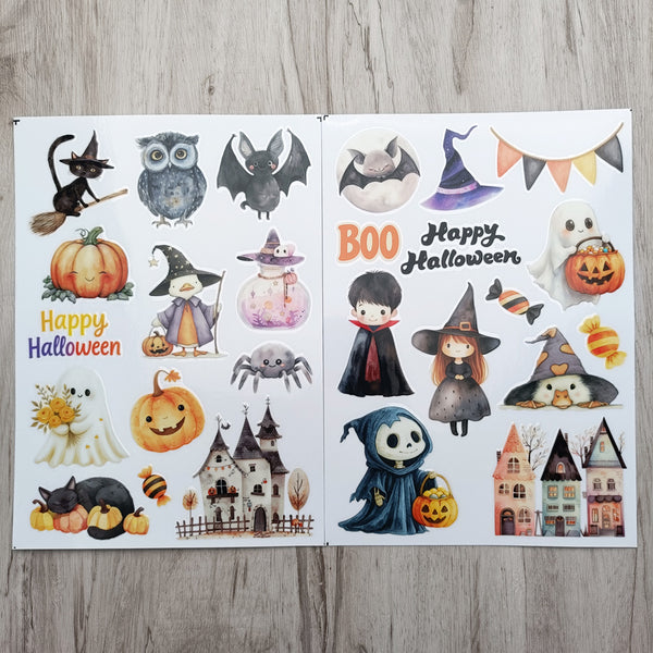 Spooky Halloween Transfer Stickers