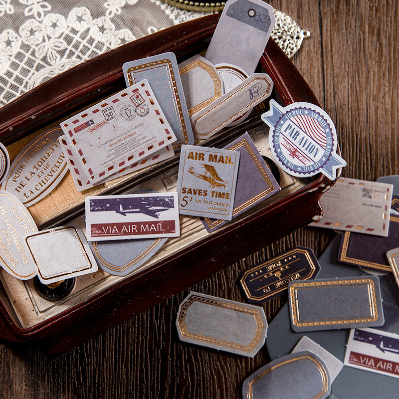 Two Time Sticker Time Collecting Label Stickers for Junk Journal – ViVi Stationery