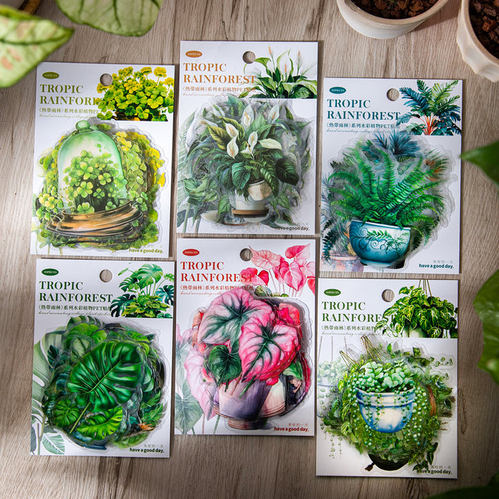 Tropical Rainforest Plant Stickers