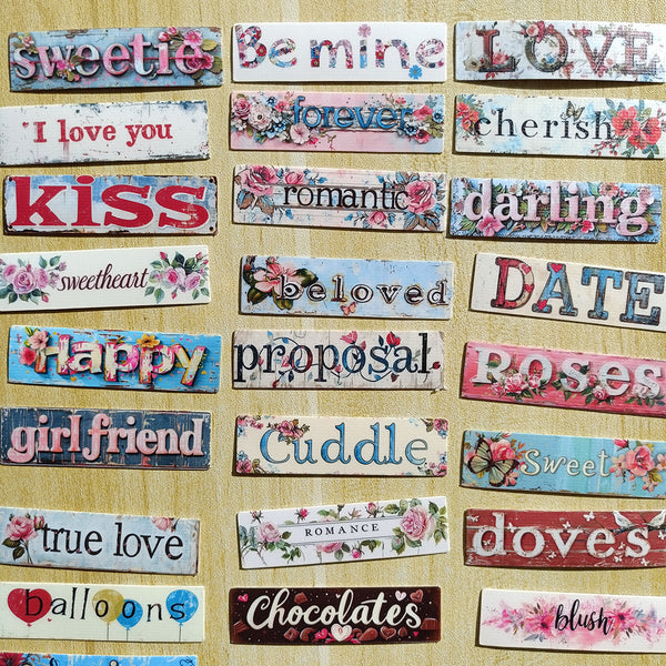 Valentine's Day Word Sticker