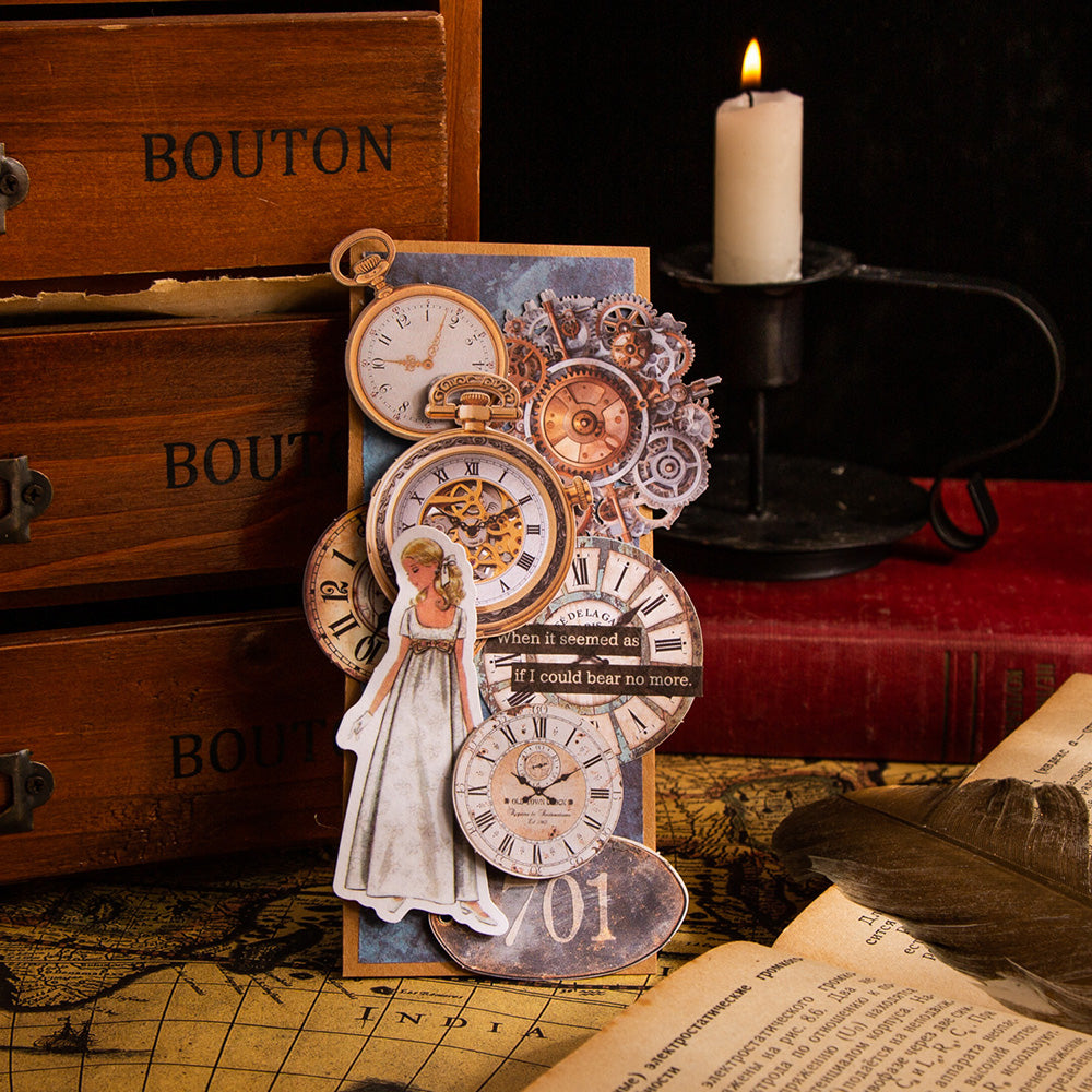 Vintage Items Hard Card Stickers for Junk Journal – ViVi Stationery