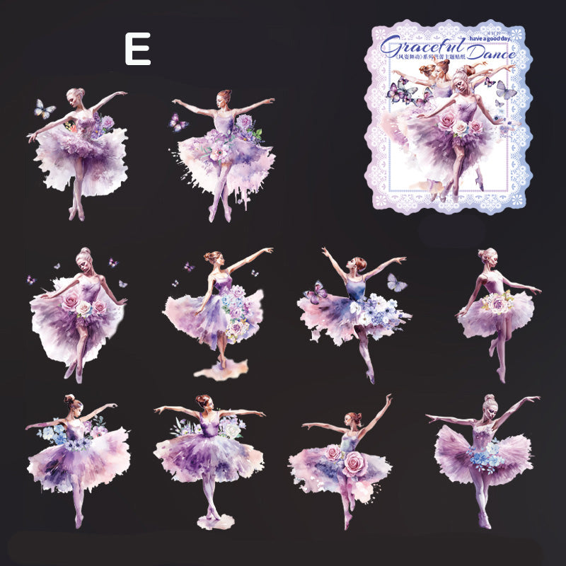 Ballet Girl Sticker for Scrapbooking and Art Journal – ViVi Stationery