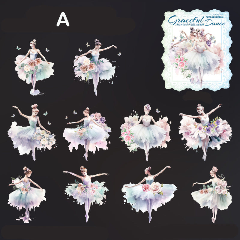 Ballet Girl Sticker for Scrapbooking and Art Journal – ViVi Stationery