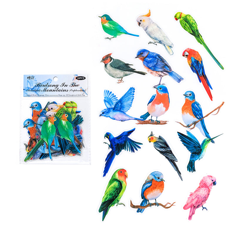 Nature Stickers for Scrapbooking and Art Journal – ViVi Stationery