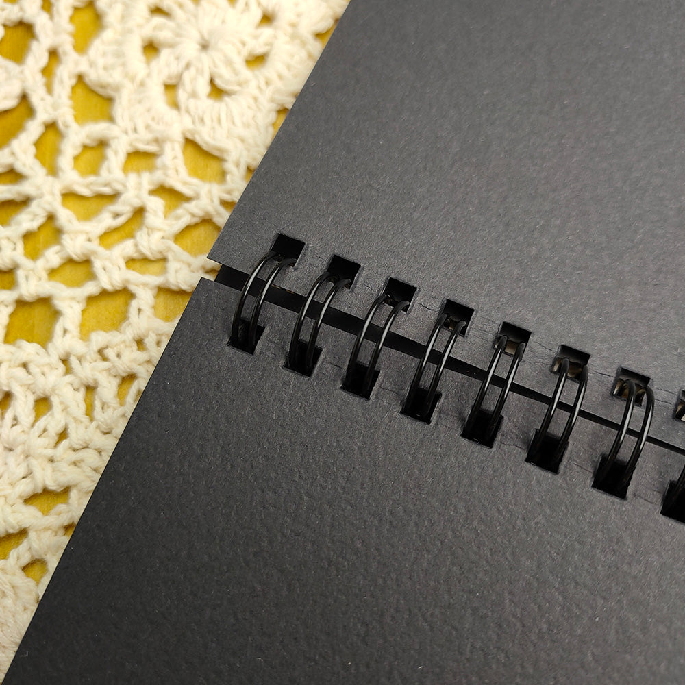 Black Spiral Notebook – ViVi Stationery