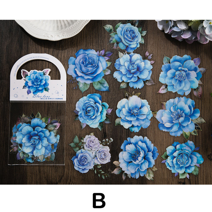 blue-Peony-flower-stickers