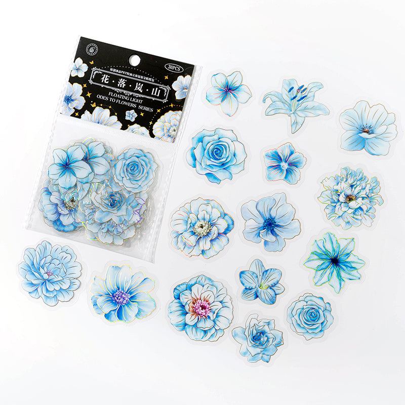 Floating Light PET Flower Stickers for Scrapbooking and Journaling – ViVi  Stationery