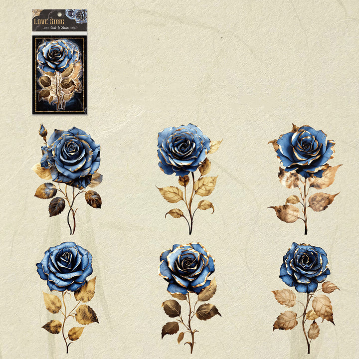blue-rose-sticker