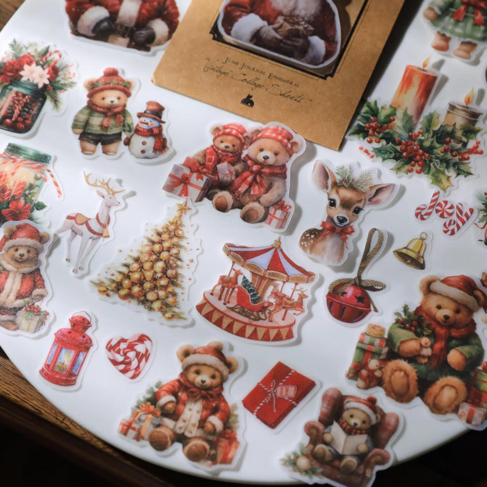 Joyful Christmas Stickers for Card Making and Scrapbooking – ViVi