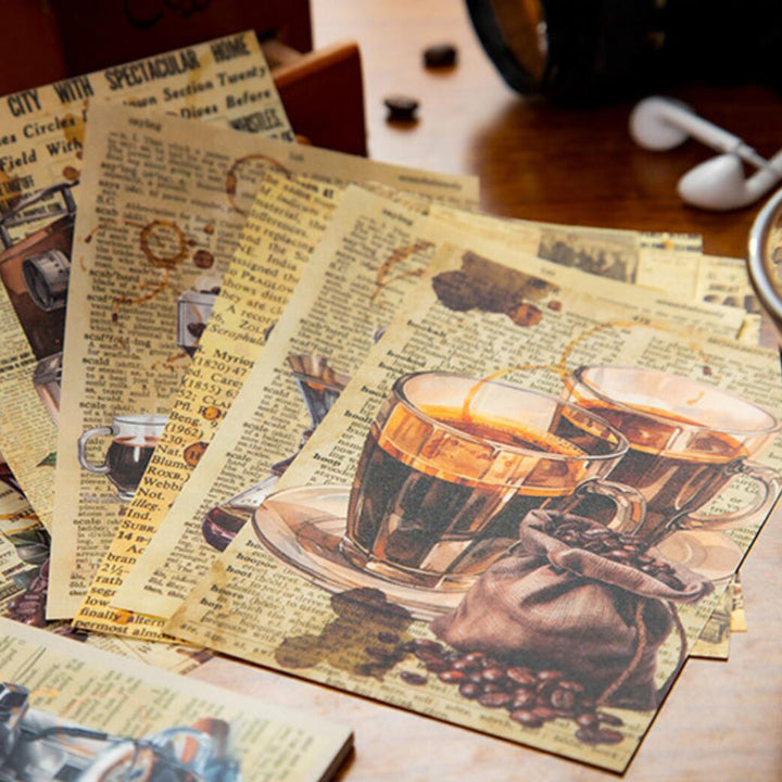 Coffee Shop Scrapbook Paper