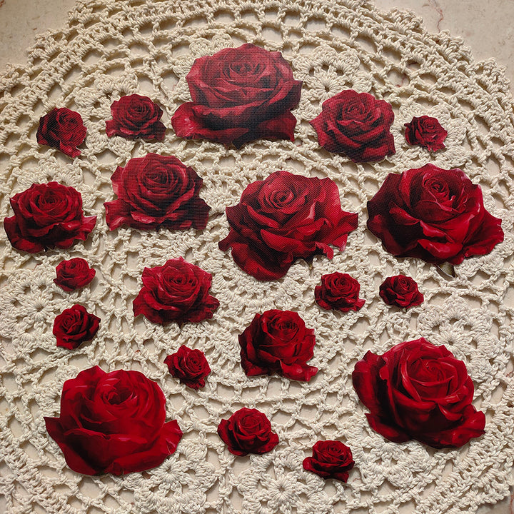 dark-red-rose-flower-sticker