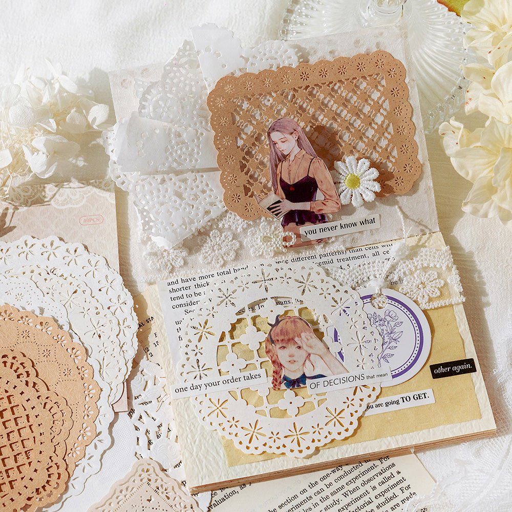 Shining Light Diecut Lace Paper ViVi Stationery