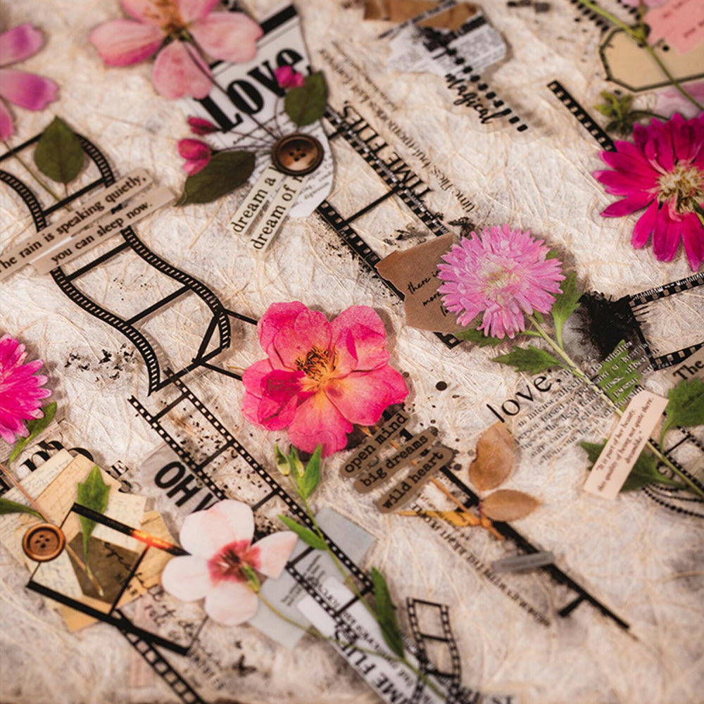 Dried Flower Theme Sticker – ViVi Stationery