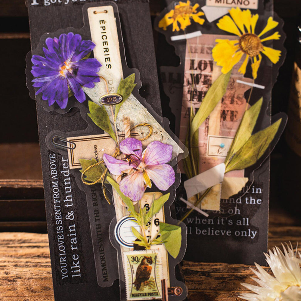 Dried Flower Theme Sticker – ViVi Stationery