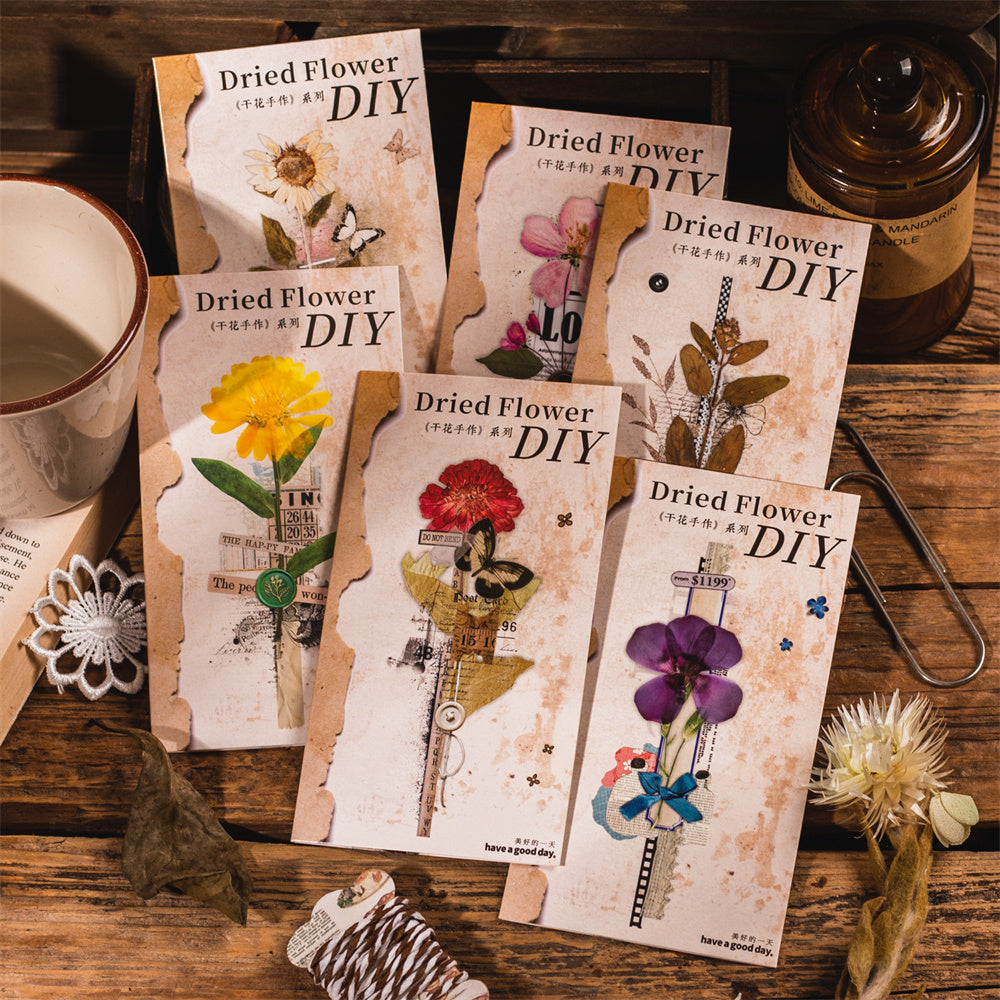 Dried Flower Theme Sticker – ViVi Stationery