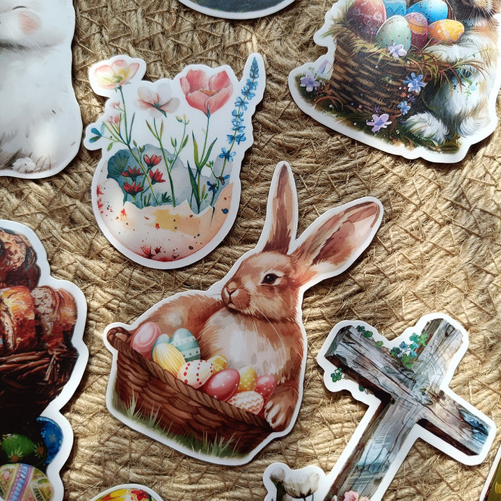 Easter rabbit sticker