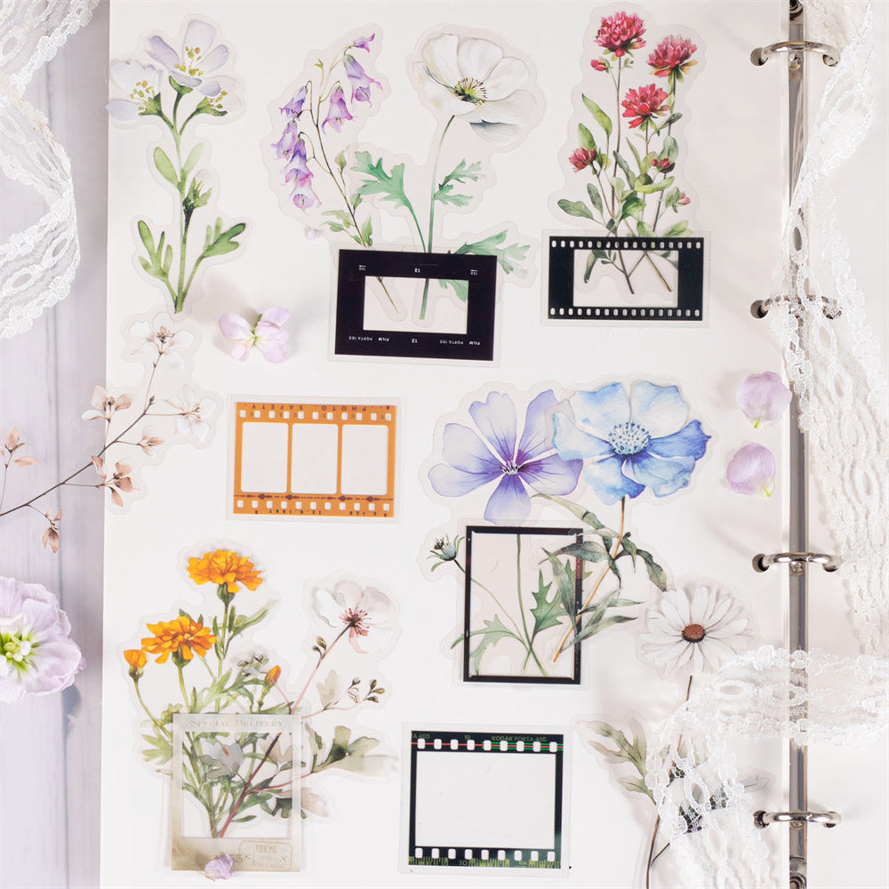 Flower and Film Sticker – ViVi Stationery