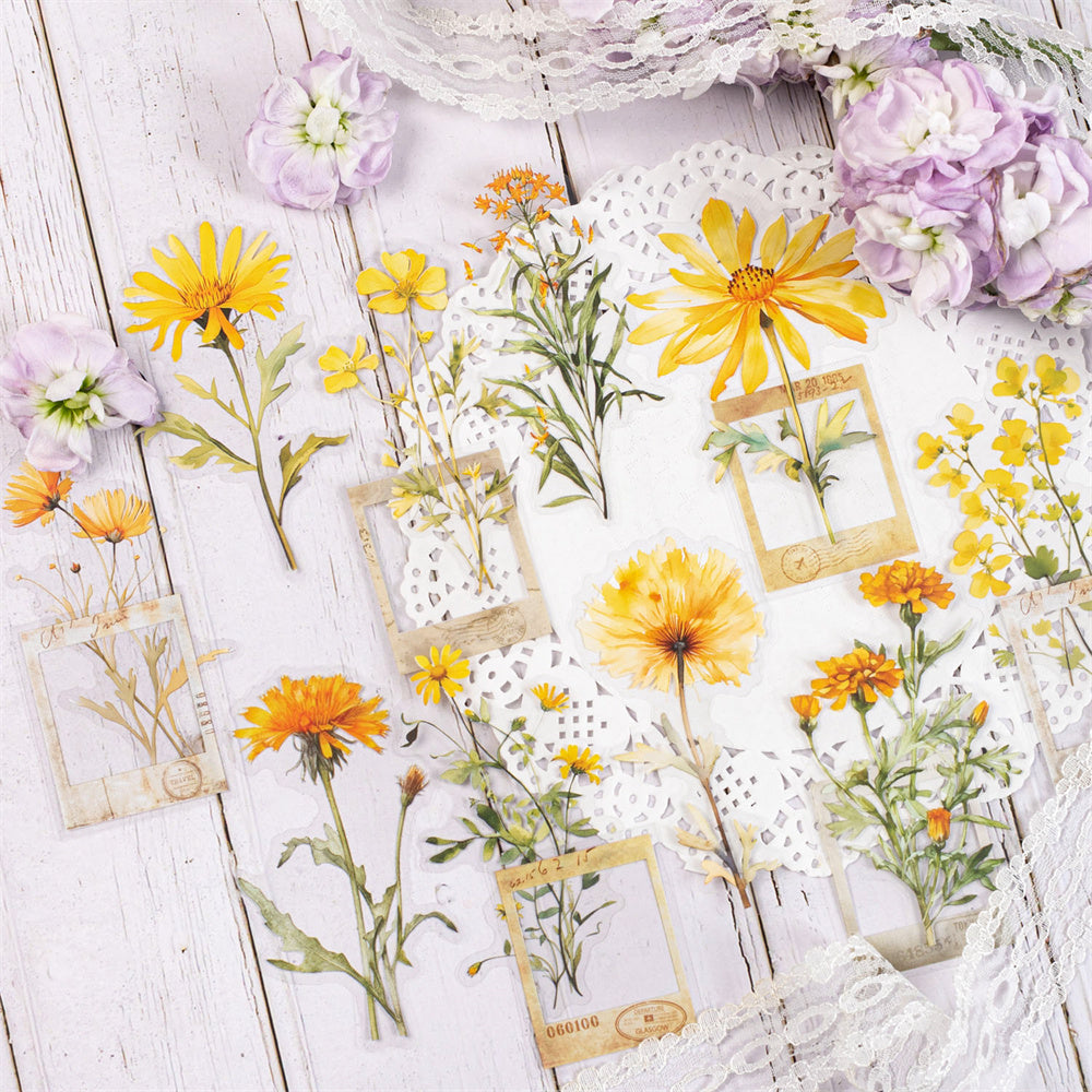 Flower and Film Sticker – ViVi Stationery