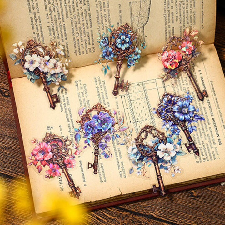Vintage Style Flower Stickers for Scrapbook and Junk Journal – ViVi  Stationery