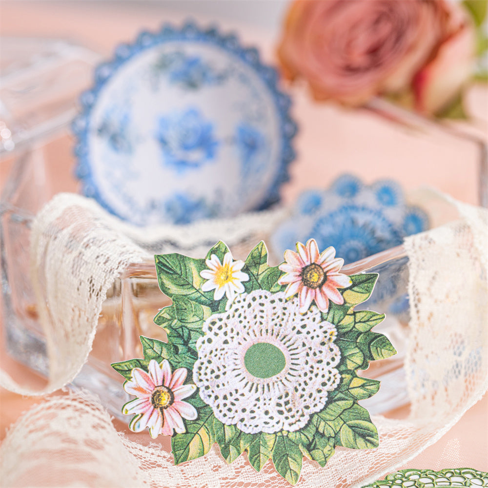 Flower Lace Hard Card Sticker – ViVi Stationery