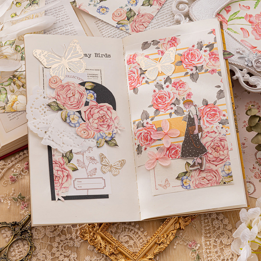 Poetic Silence Sticker Book for Scrapbooking and Journaling – ViVi  Stationery