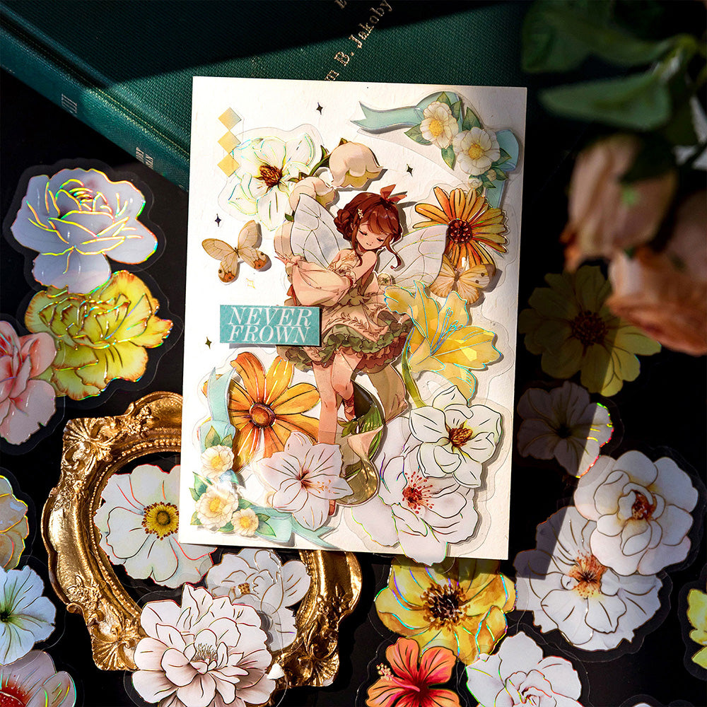 Sticker - Accompanied by Flower Shadow Blossom Pet Sticker