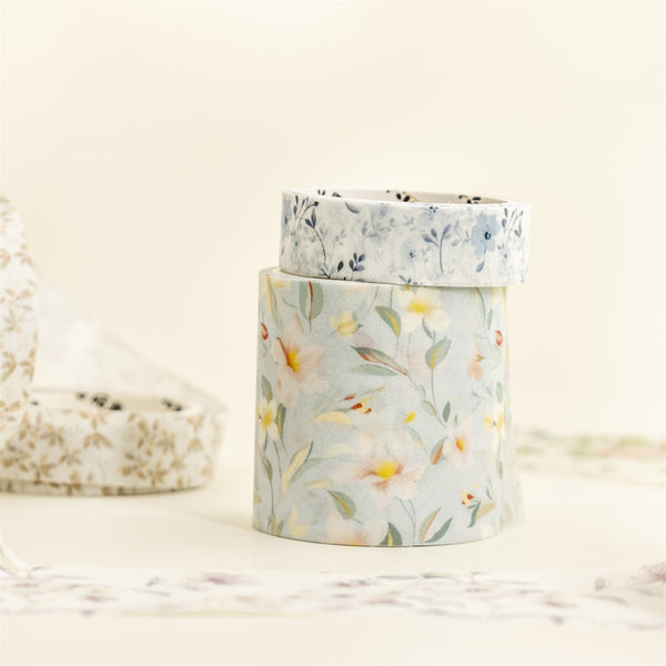 Date Time Flower Washi Tape