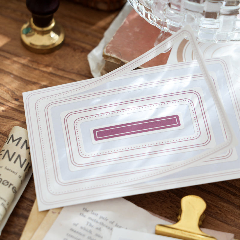 Sticker Frame Single Basic Frame Sticker – ViVi Stationery