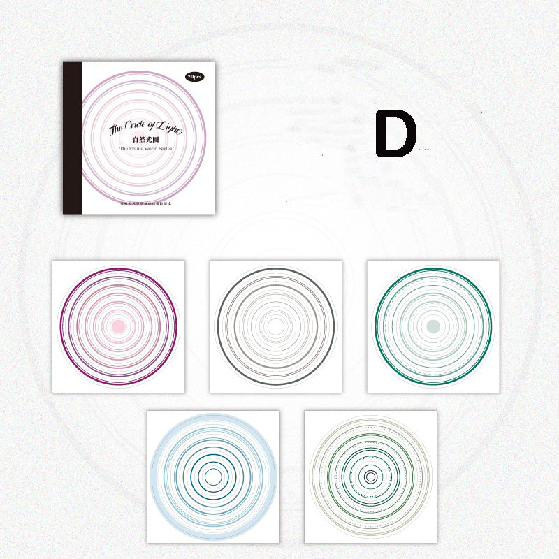 Sticker Frame Single Basic Frame Sticker – ViVi Stationery