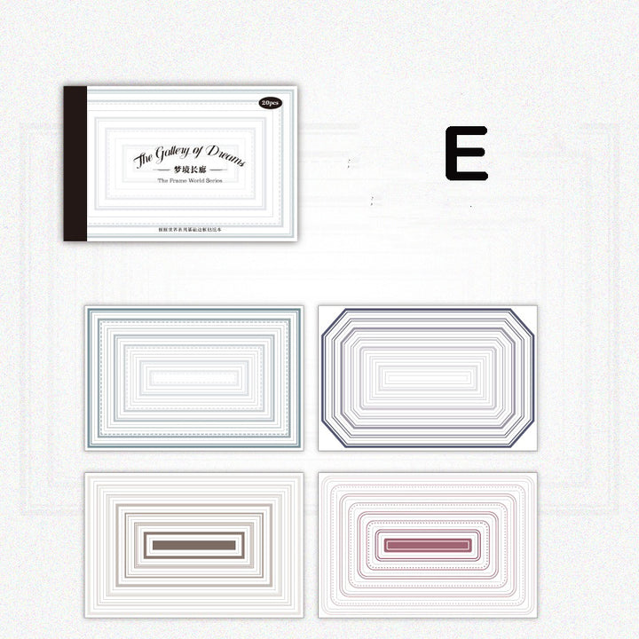 Sticker Frame Single Basic Frame Sticker – ViVi Stationery