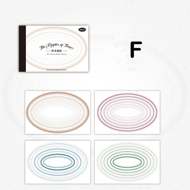 Full Frame Sticker Basic Frame Sticker – ViVi Stationery