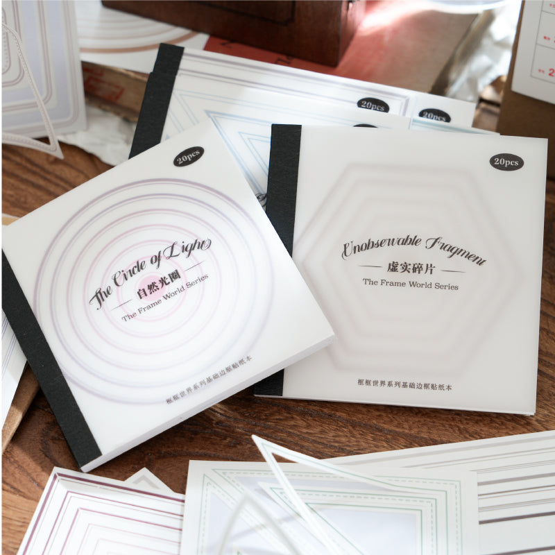 Frame Type Sticker Basic Frame Sticker – ViVi Stationery