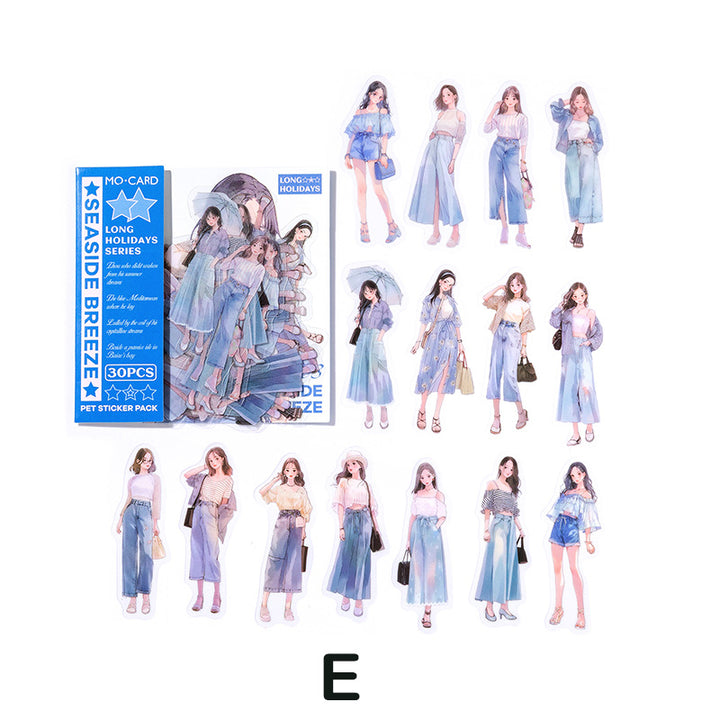 girl-sticker-in-blue-dress